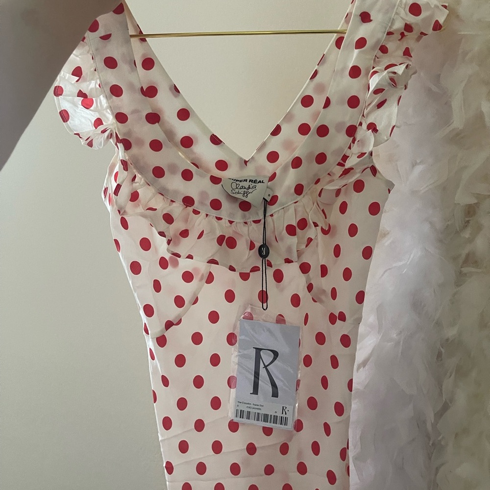 Réalisation Par Claudia Super Dot Dress ❣️🤍